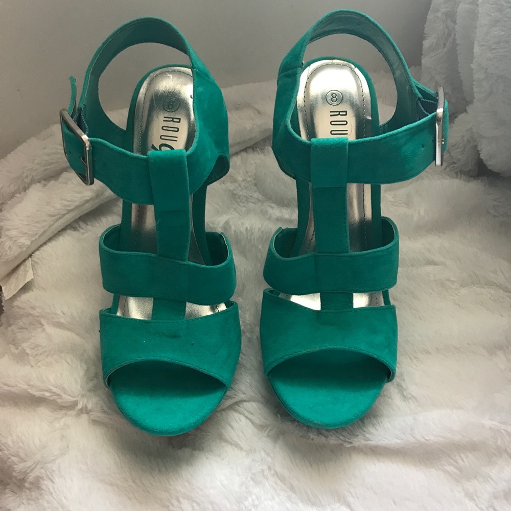 Teal Wedges